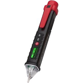 VC1010 Digital AC/DC Voltage Detectors Non-Contact Tester Pen Meter 12-1000V Current Electric Sensor Test Pencil(Rojo) in Kuwait
