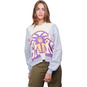 Ultra Game Women's WNBA Official Super Soft Showtime Crew Sweatshirt in Kuwait