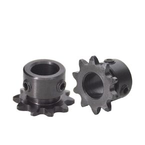 Steel Heavy Duty Motor Pinion Gear 1pcs 04C Chain Gear Steel 10T Teeth Industrial Sprocket Wheel with Top Wire Bore 5/6/8/10mm(10mm) in Kuwait