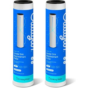 خرطوشة استبدال فلتر مياه الشرب الأساسية Culligan D-20A، عدد 1 (عبوة من 2)، أبيض in Kuwait