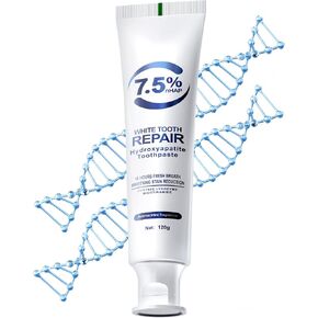 7.5% Nano Hydroxyapatite Toothpaste for Enamel Repair & Sensitive Teeth, Fluoride-Free Remineralizing Formula with Natural Mint, Gentle Oral Care for Daily Protection – 1 Tube in Saudi Arabia