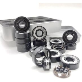 Si3n4 Speed Bearing 608z Black Hybrid Ceramic 6 Ball Skateboard 608 Longboard 8mm Scooter in Saudi Arabia