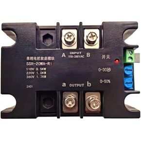220V Single-Phase Motor Soft Start 50-60HZ Compatible with 2/3/4/6/8KW SSR-100WA-R(SSR-40WA-R(1.5KW)) in Kuwait