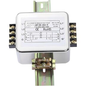 مرشح الطاقة من نوع السكك الحديدية ثلاثي الطور 380 فولت CW12B-R محول التردد المؤازر المضاد للتداخل(9) in Kuwait