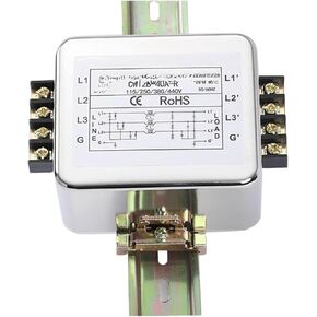 Three-Phase 380V Rail Type Power Filter CW12B-R Anti-Interference EMI servo Frequency Converter(5) in Kuwait