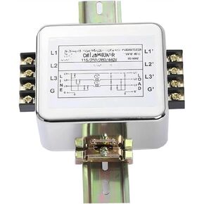 Three-Phase 380V Rail Type Power Filter CW12B-R Anti-Interference EMI servo Frequency Converter(2) in Kuwait