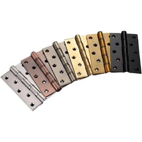 5 Inch Thickened Stainless Steel Heavy Duty Wooden Door Mute Folding Hinge Hardware Accessories 1Pcs(Gold) in Kuwait