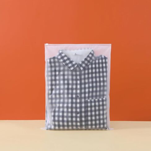 50-piece Clear Zipper Storage Bags, Reusable Waterproof Dust-Proof Pouches for Clothes Sortingof 9.8×11.8 inches,(25×30cm) in Kuwait