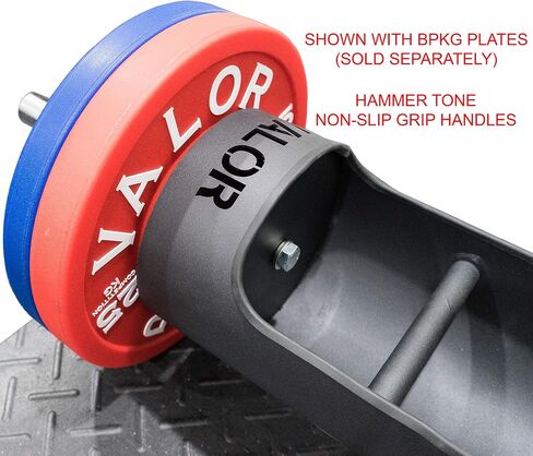قضيب تسجيل Valor Fitness Strongman - معدات قوية للخدمة الشاقة لرفع الأثقال والضغط والمنافسة وتدريبات القوة - متوفرة بأثقال تمرين مقاس 8 أو 10 أو 12 بوصة in Kuwait