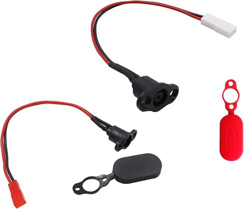 Charging Port with Charging Line Replacement Electric Scooter Charging Port Scooter Accessories in Kuwait