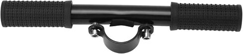 Scooter Kids Handle Grip Bar, Aluminum Alloy Stainless Steel Safety Handrail for Electric Scooters, with Non Slip Comfortable Grip (Black) in Kuwait