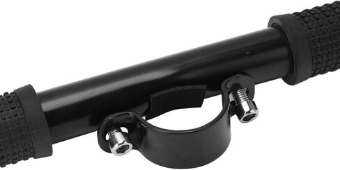 Scooter Kids Handle Grip Bar, Aluminum Alloy Stainless Steel Safety Handrail for Electric Scooters, with Non Slip Comfortable Grip (Black) in Kuwait