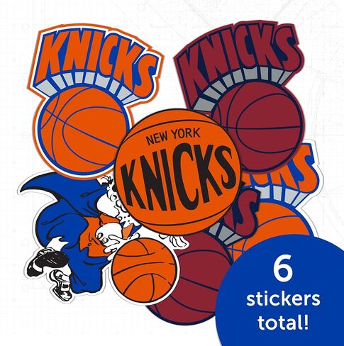 ملصق Desert Cactus New York Knicks ملصق NBA مرخص رسميًا من الفينيل لزجاجة مياه للكمبيوتر المحمول ودفتر قصاصات السيارة (عتيق T2-B) in Kuwait