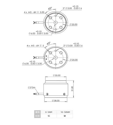 Static Force and Torque Sensor S4002-20NM in Kuwait