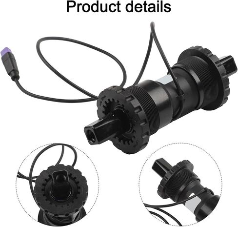 لمستشعر عزم دوران محرك Bafang MidDrive، مستشعر عزم دوران تقليد مساعد مركزي PAS مع عرض فتح نموذج 68-70 مم، لوحدة تحكم سلسلة M400، موصل ذكر 6 دبابيس مع 3 أسلاك in Kuwait