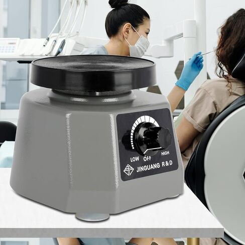 مختبر هزاز 4 "مذبذب شاكر مستدير الجص هزاز لوحة معدات طب الأسنان آلة لخلط 110 فولت 100 واط in Kuwait