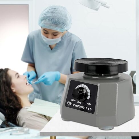 مختبر هزاز 4 "مذبذب شاكر مستدير الجص هزاز لوحة معدات طب الأسنان آلة لخلط 110 فولت 100 واط in Kuwait