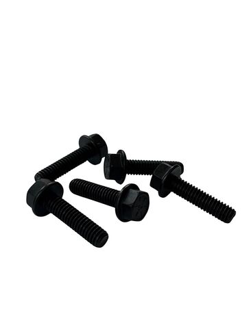 (100 Pieces) 5/16-18x1 1/4" Grade 8 Hex Flange Bolts Screws UNC Coarse Full Threads Zinc Phosphate & Oil in Kuwait