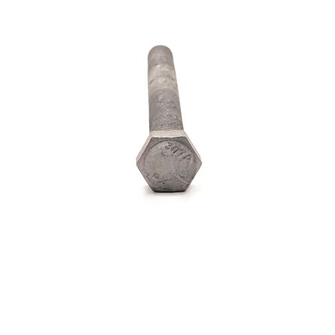 5/8"-11 x 6 Hot Dipped Galvanized Hex Bolt Kit (25 Sets) w/ 50 Flat washers, 25 Nuts, 25 Split Lock washers. Grade A307, Full Thread - by Fastener Depot in Kuwait