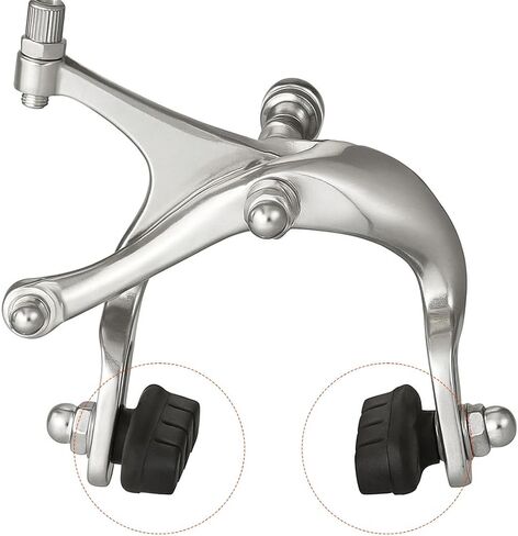 Bike Brakes Pads Set, 53mm for Mountain Bicycle Universal V-Brake Blocks with Hex Nut and Shims, No Noise No Skid in Kuwait