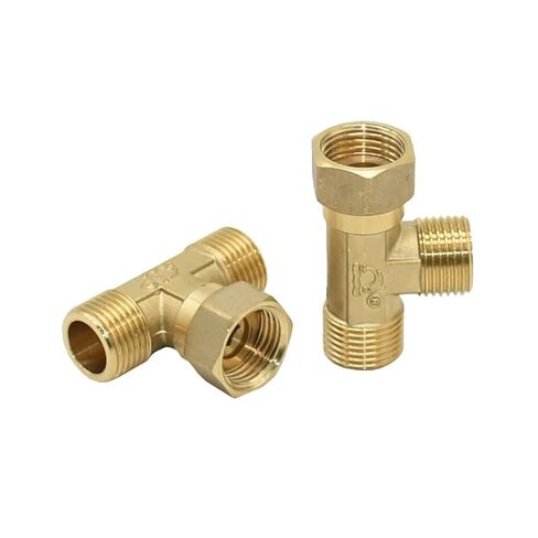 1 قطعة النحاس 1/2 "3/4" 1 "ذكر أنثى الموضوع موصل الحنفية 90 درجة تركيبات الكوع أنبوب موصلات تدوير G1/2 G3/4 G1 (B) تركيبات سباكة in Kuwait