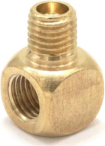 5pc M5 M6 M8 M10 Metric 1/8" 1/4" 3/8" 1/2" BSPP Thread Male-Female Elbow Brass Oil Pipe Fitting(Type 12) in Kuwait