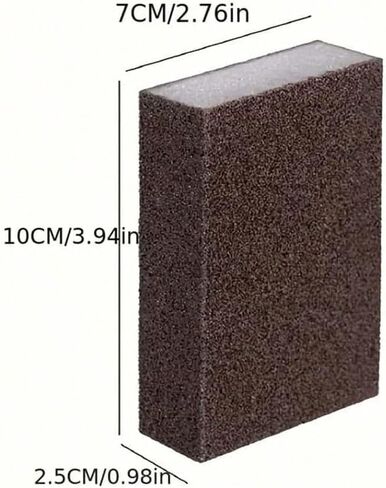 Diamond Sand Sponge Cleaner, a Tool for Removing Black Dirt and Stains from Stainless Steel pots and Pans in Kuwait