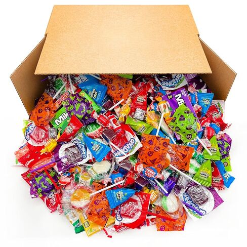 Party Candy Variety Pack | 12 Pound Box - Approx. 930 Count | Bulk Candy for Classroom | Assorted Candy Individually Wrapped | Popping Rocks, Lollipops, Taffies, Gum, Caramels in Kuwait