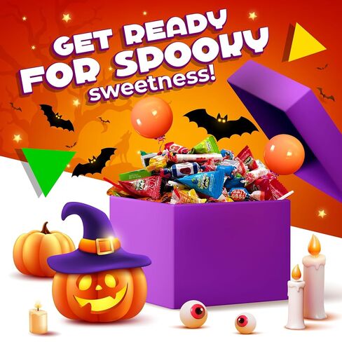 Party Candy Variety Pack | 12 Pound Box - Approx. 930 Count | Bulk Candy for Classroom | Assorted Candy Individually Wrapped | Popping Rocks, Lollipops, Taffies, Gum, Caramels in Kuwait