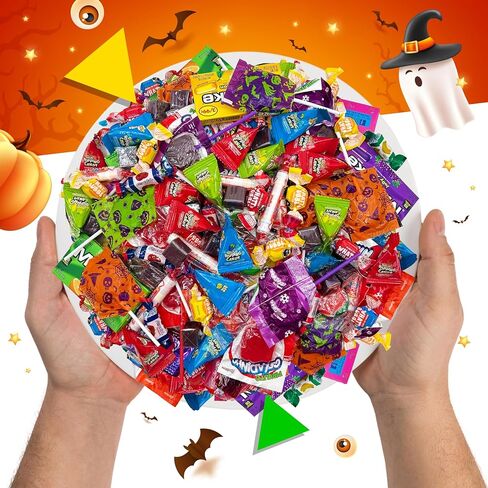 Party Candy Variety Pack | 12 Pound Box - Approx. 930 Count | Bulk Candy for Classroom | Assorted Candy Individually Wrapped | Popping Rocks, Lollipops, Taffies, Gum, Caramels in Kuwait