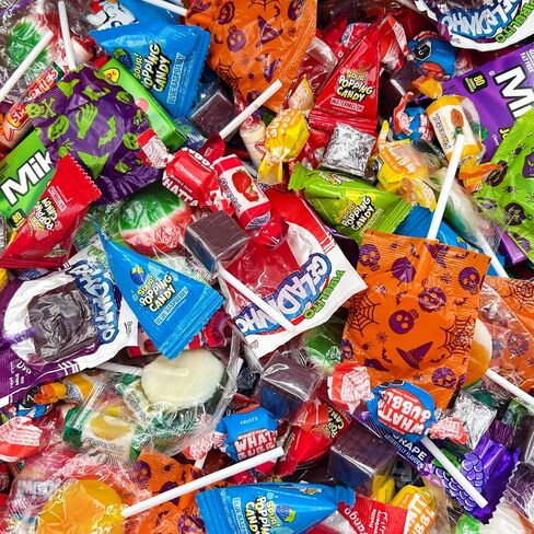 Party Candy Variety Pack | 12 Pound Box - Approx. 930 Count | Bulk Candy for Classroom | Assorted Candy Individually Wrapped | Popping Rocks, Lollipops, Taffies, Gum, Caramels in Kuwait