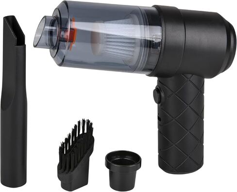 Mini Handheld Vacuum Cleaner – 12" Compact Cordless Design for Tight Spaces, Car Interiors, Desk Crumbs & Building Bricks Toy Cleanup – Boxed, USB-C Rechargeable, Lightweight & Portable in Kuwait