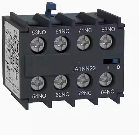 5PCS Terminal Relay LA1KN22 Auxiliary Contact Block LA1-KN22 Contactor 2NO 2NC in Kuwait