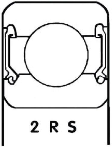SKF 6203-2RSH 12 MM Width, 17 MM Inside Diameter, 40 Outside Diameter, Ball Bearing, Double Sealed, Radial/DEEP Groove, Round BORE in Kuwait