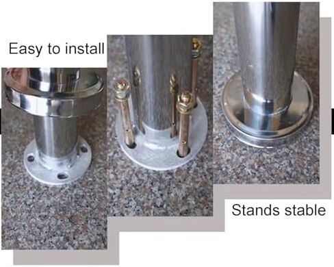 Stainless Steel Safety Barrier Gate, Durable Entrance Swing Gate for Enhanced Security in Supermarkets, Factories, and Parks in Kuwait