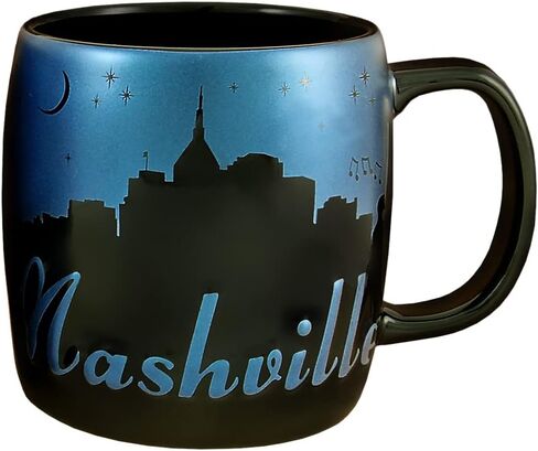 Americaware SMNVL02 Nashville 22 oz Night Sky Silhouette Mug in Kuwait