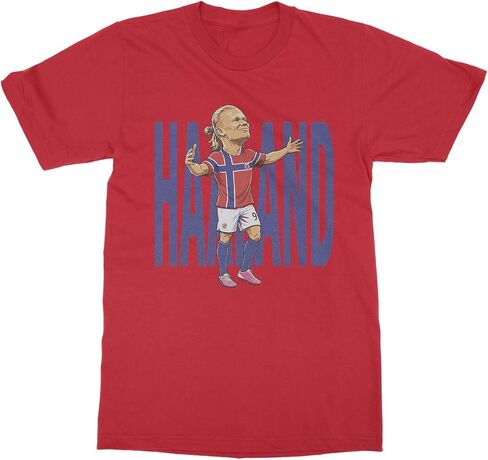 Haaland Inspired Norway Pride Soccer Fans Unisex T-Shirt in Kuwait