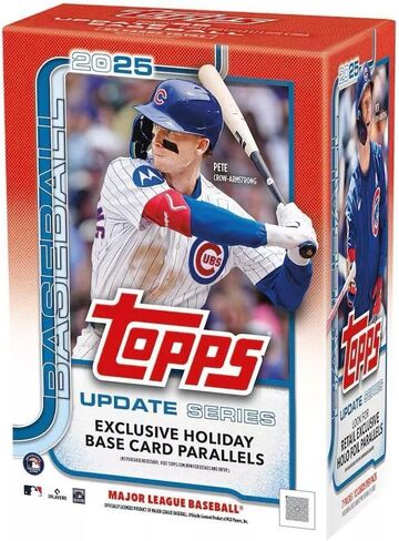 Topps 2025 MLB Update Series Baseball Trading Card Blaster Box (Exclusive Holiday Parallels) in Kuwait