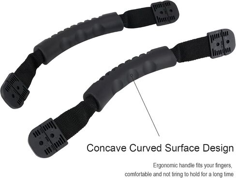 Cornhole Board Handles (2 Pack) - Carrying Handles with Comfortable Rubber Grip - Easy Install Hardware Included - Replacement Strap Handle for Kayak, Box, & DIY Projects in Kuwait