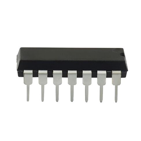 Waziaqoc 10 عبوات SN74AHCT125 بوابات عازلة رباعية للحافلات، متوافقة مع DIP-14 TTL IC ثلاثية الحالة لعزل الإشارة والتخزين المؤقت المنطقي عالي السرعة in Kuwait