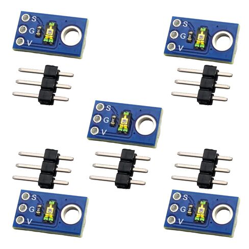 5 PCS TEMT6000 Ambient Light Sensor Module, Sensor Breakout Module for Arduino, Light Intensity Detection, Smart Home, Lux Sensing in Kuwait