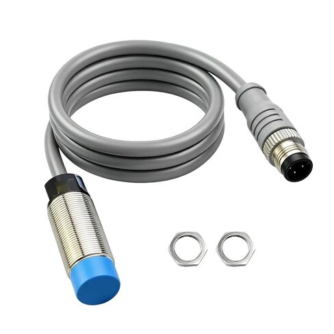 مستشعر القرب الاستقرائي 12 مم NPN NO 10-30VDC 400mA مناسب لمعدات الأتمتة الصناعية والآلات، استبدل IM18-12NNS-ZQD in Kuwait