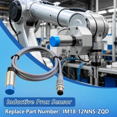 مستشعر القرب الاستقرائي 12 مم NPN NO 10-30VDC 400mA مناسب لمعدات الأتمتة الصناعية والآلات، استبدل IM18-12NNS-ZQD in Kuwait
