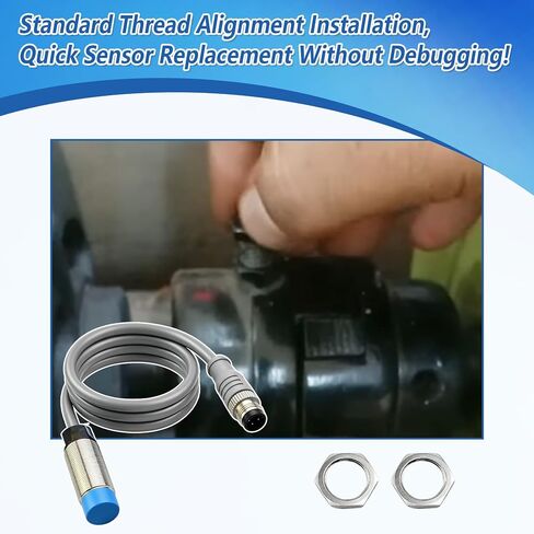 مستشعر القرب الاستقرائي 12 مم NPN NO 10-30VDC 400mA مناسب لمعدات الأتمتة الصناعية والآلات، استبدل IM18-12NNS-ZQD in Kuwait