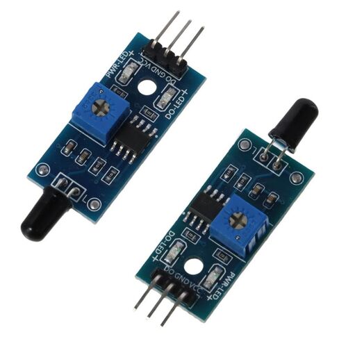 5 قطع LM393 وحدة الكشف عن مصدر الحريق، مستشعر كاشف 3.3 فولت - 5 فولت، وحدة مستشعر اللهب بالأشعة تحت الحمراء 3 أسلاك، جهد واسع بالأشعة تحت الحمراء بالأشعة تحت الحمراء اردوينو in Kuwait