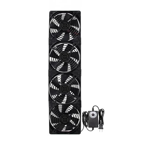 4x140mm 560mm 22.05inch Upgraded Adjustable Speed Computer PC Vent Cooling Fans with Magnetic Screw Kits for Cabinet, Server, Mining Rig, Chicken Coop and More in Kuwait