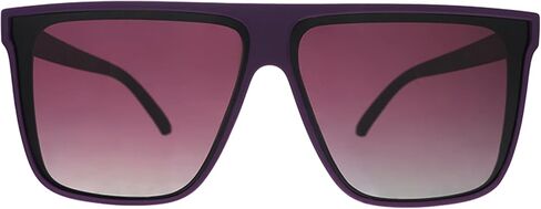 goodr Keeping a High Profile Polarized Sunglasses for Men & Women, Large Sized (FLG), Dark Purple Solid Frame with Purple Lens in Kuwait