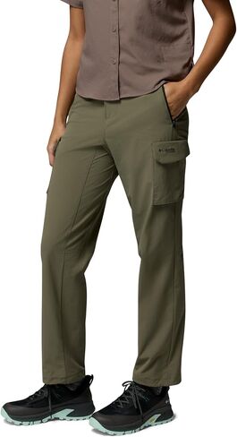 Columbia Women's Silver Ridge Elite Pant, Stone Green, 8 Short in Kuwait