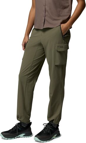Columbia Women's Silver Ridge Elite Pant, Stone Green, 8 Short in Kuwait
