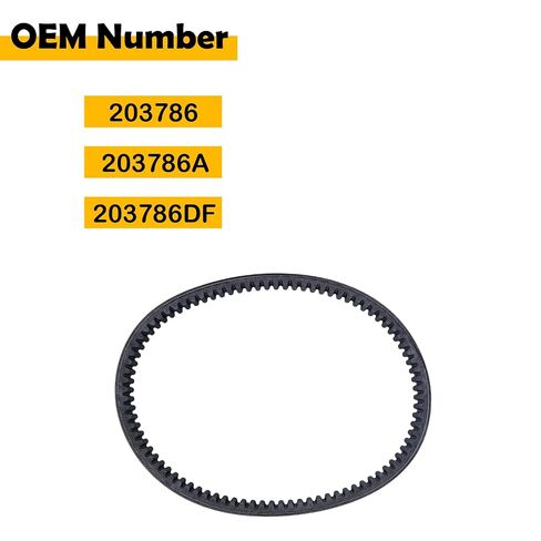 203786 203786A 203786DF Torque Converter Belt Compatible with Comet in Kuwait